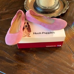 Pink hush puppies Narrow